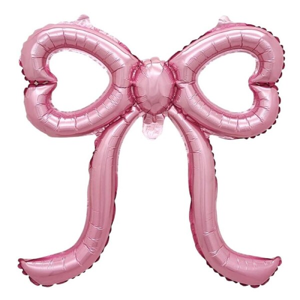 Sweetheart Bow Pink Foil Balloon