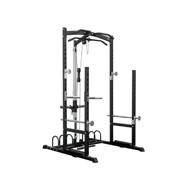 BodyIron® SRL995 Squat Rack with Lat Pulldown & Seated Row