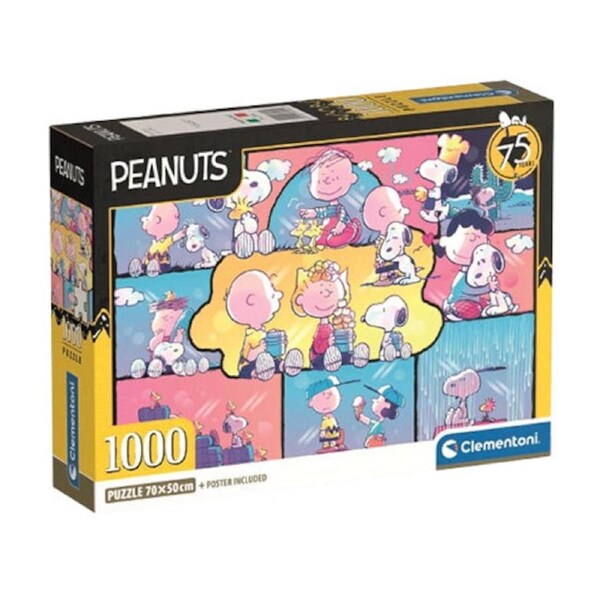 Clementoni Peanuts 75 Years 1000 Piece Puzzle