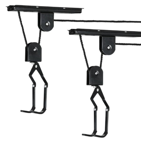 One Pair of Velobici Ceiling Bicycle Hook Rack Suitable for MTB Kayak and Surfboards