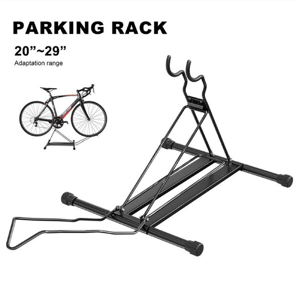 Velobici Bicycle Folding Bike Parking Stand can rack ebike Black