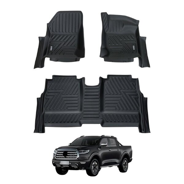 5D Car Floor Mats for GWM Cannon 2020-Onwards with Storage Room