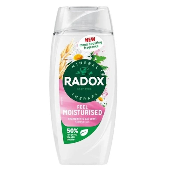 Radox Shower Gel Feel Moisturised Body Wash Chamomile & Oat Scent 225mL