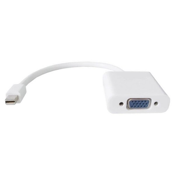 8Ware Mini DisplayPort to VGA Male to Female Adapter Cable - 20cm