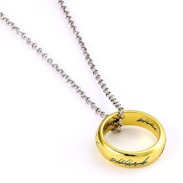 The Lord Of The Rings Silver Plated One Ring Necklace