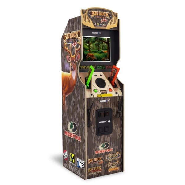 Arcade1Up Big Buck Hunter Mossy Oak Deluxe Edition 4-in-1 Arcade Machine