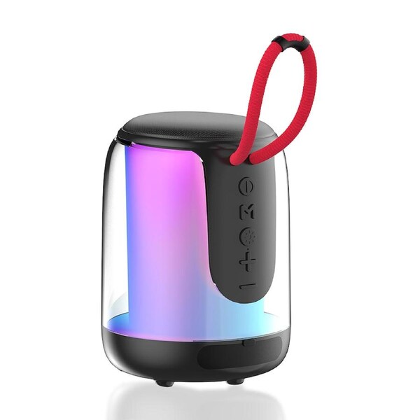 Zylo Portable 5W Bluetooth Speaker with RGB Lights and 4 Hour Playtime