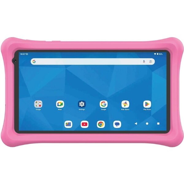 Laser 7" Tablet with Bumper Case - Pink