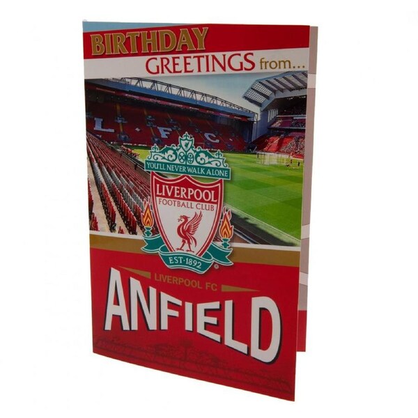 Liverpool FC Pop-Up Birthday Card