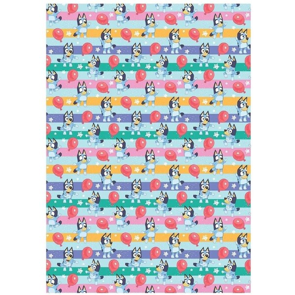 Bluey Balloon Gift Wrap