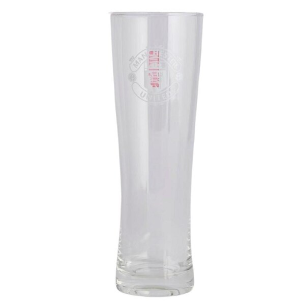 Manchester United FC Mono Crest Tall Beer Glass