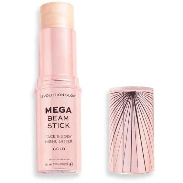 Makeup Revolution Glow Mega Beam Stick Highlighter - Gold
