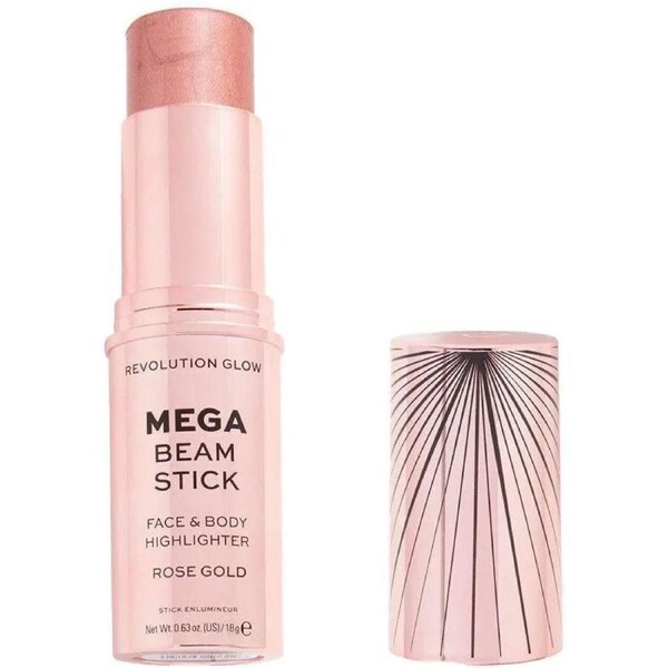 Makeup Revolution Glow Mega Beam Stick Highlighter - Rose Gold