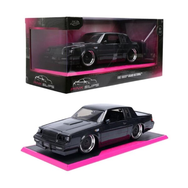 Pink Slips 1987 Buick Grand National Black 1:24 Scale Diecast Vehicle