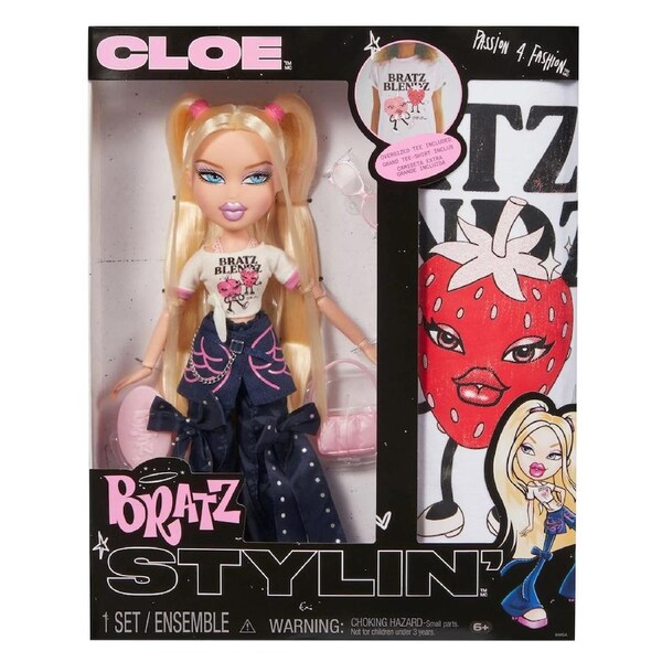 Bratz Stylin' Cloe Fashion Doll with Oversized Tee
