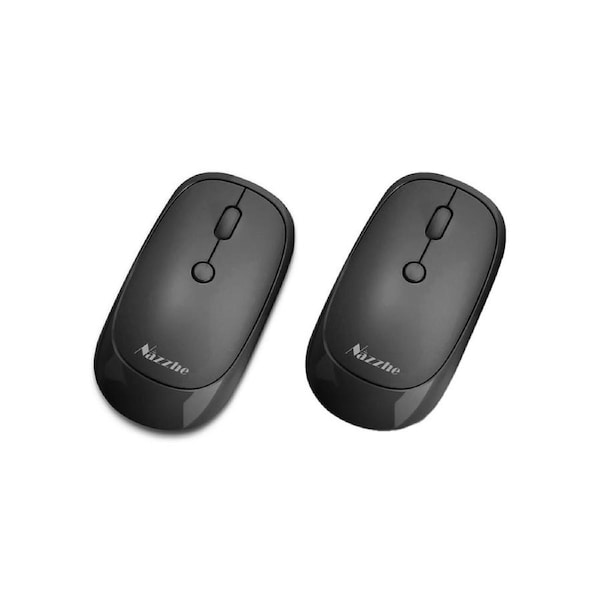 Wireless Mouse Q602- black 2pcs Set