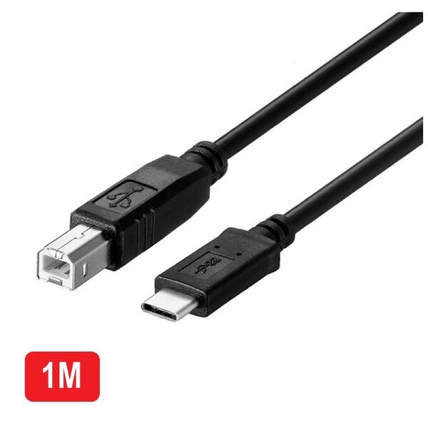 USB C Type-C to USB2.0 Type-B Printer Scanner Cable Cord For MacBook PC High Speed 1M