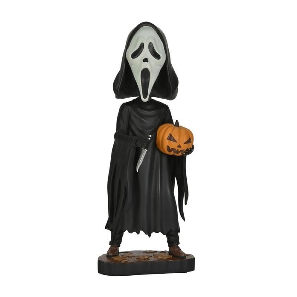 NECA Scream Ghost Face with Pumpkin Head Knocker Figure