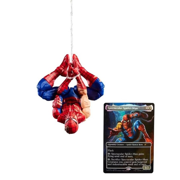 Marvel x Magic: The Gathering - Battle-Damaged Spider-Man Marvel Legends Action Figure