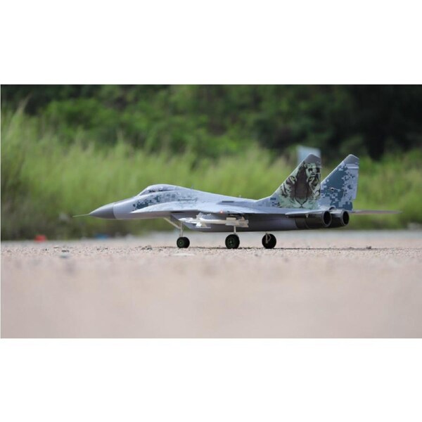 Freewing MiG-29 Fulcrum Fulcrum Digital Camo Twin 80mm EDF Jet PNP RC Plane Airplane Grey