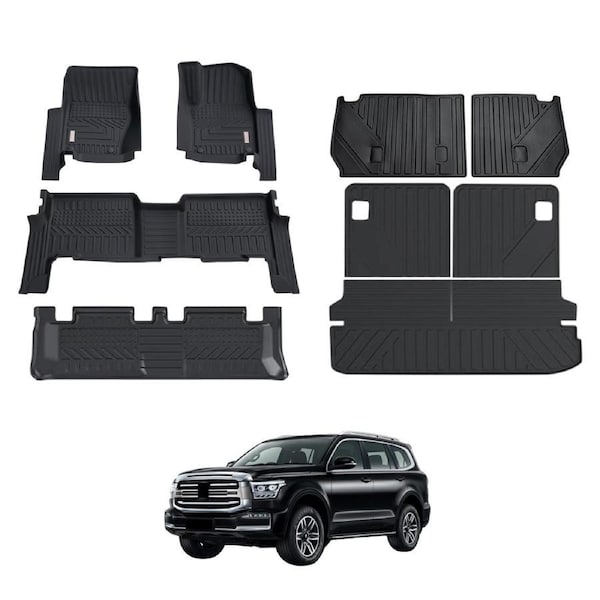 5D Car Floor Mats Boot Liner for GWM Tank 500 2024-Onwards