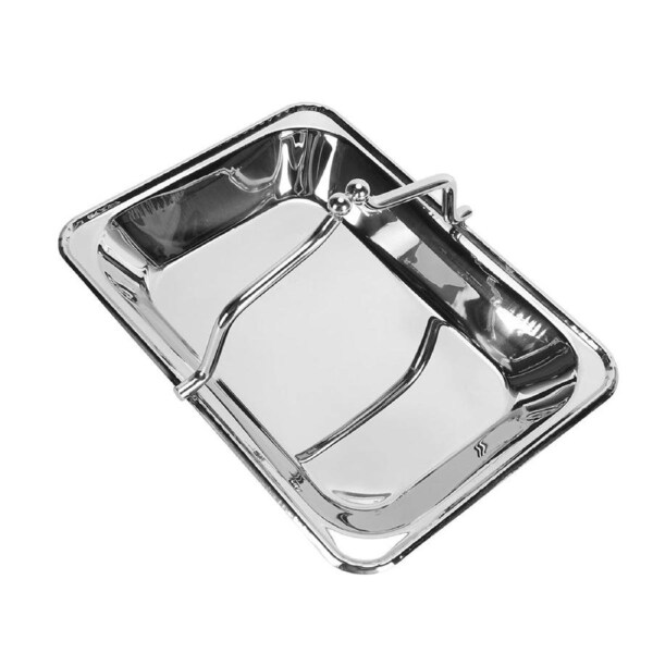 Stainless Steel Wine Frame Handheld Fruit Plate Home Dining Hotel Serving Basket