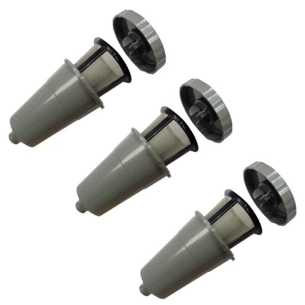 3 Piece of Set K-Cup Coffee Filter Reusable Replacement Refillable Holder