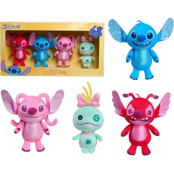 Disney Stitch Plush Collector Set