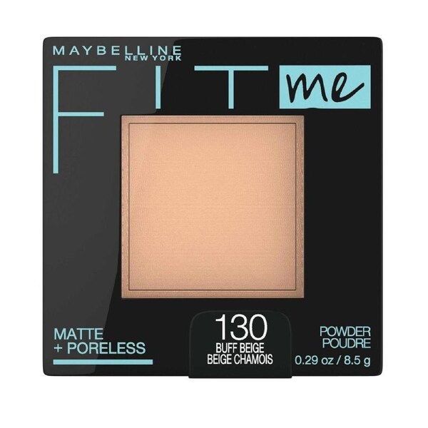 Maybelline Fit Me Matte & Poreless Pressed Powder 8.5g 130 Buff Beige