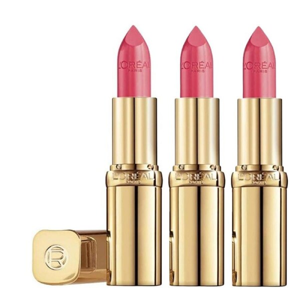 3x L'Oréal Paris Color Riche Satin Lipstick 118 French Made