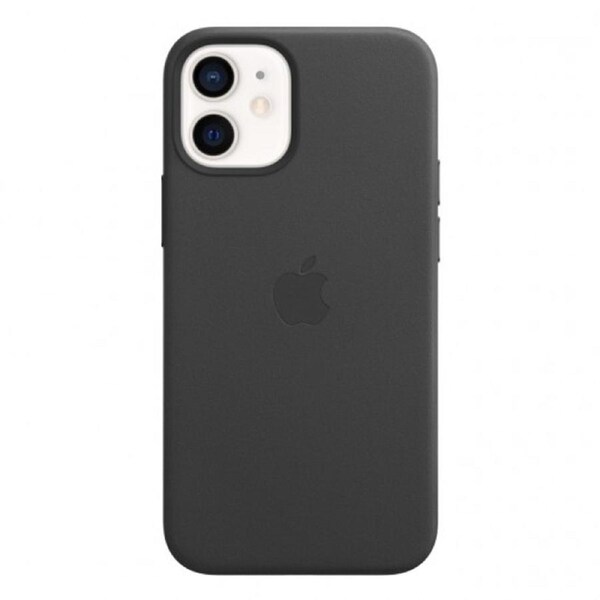 Apple iPhone 12 mini Leather Case with MagSafe - Black Black