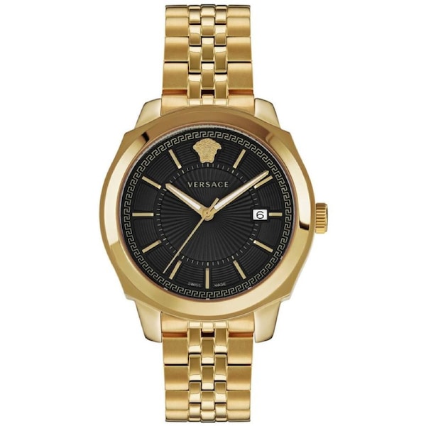 Versace Men's Icon Classic Gold Tone Medusa Watch