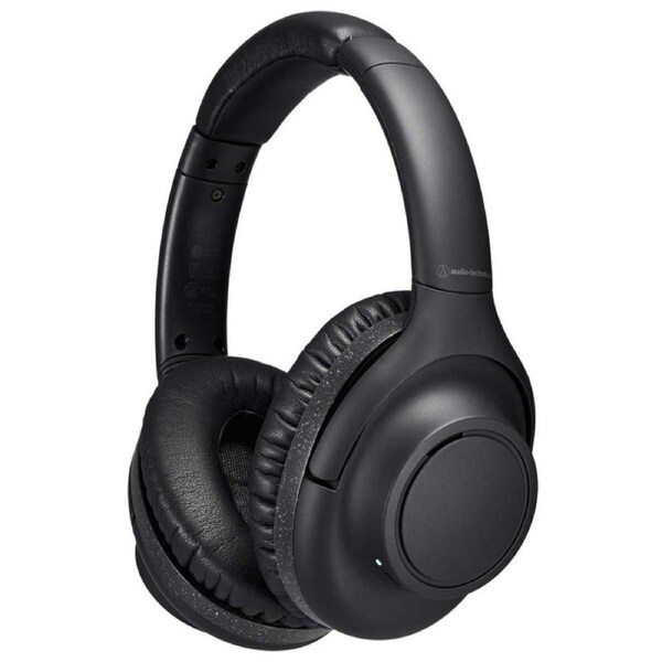 Audio-Technica Noise Cancelling Over-Ear Wireless Headphones Black ATH-S300BT
