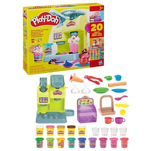 Play-Doh Rainbow Shimmer Cafe Playset