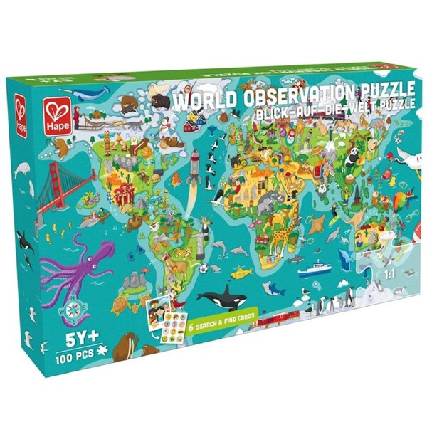 Hape World Observation Puzzle