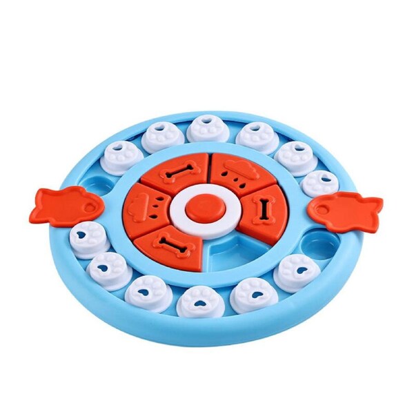 YES4PETS Dog Cat Toy Pizza Training Puzzle Treat Kitten Puppy Interactive Feeding Toys Slow Feed Anti Gulp