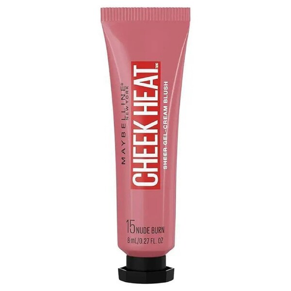 Maybelline Cheek Heat Sheer Gel Cream Blush 8ml 15 Nude Burn