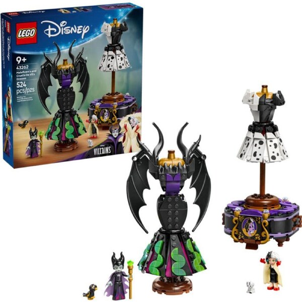 LEGO 43262 - Disney Maleficent's and Cruella De Vil's Dresses