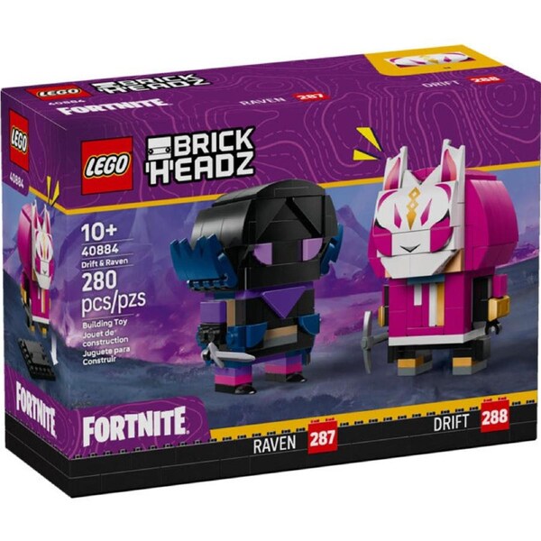LEGO 40884 - BrickHeadz Fortnite Drift & Raven