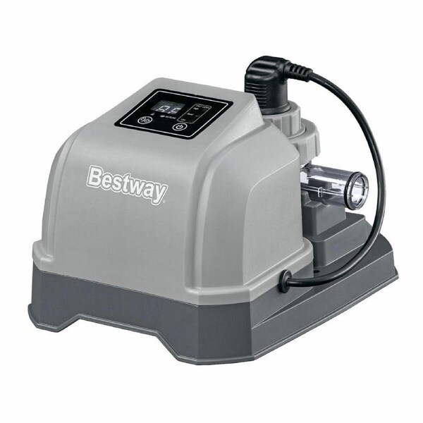 Bestway Pool Salt Water System Saltwater Chlorinator Hydrogenic Chlorine Generator 2g/h for Above Ground Swimming Pools Up to 8327L Self Cleaning Kit