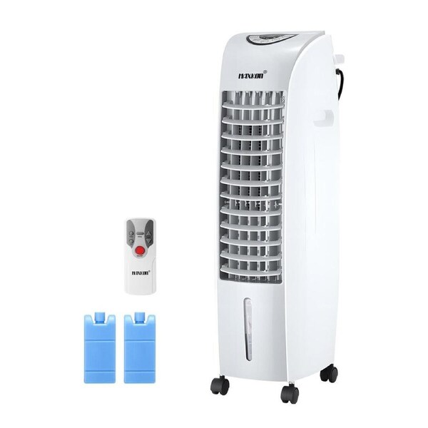 Maxkon Air Cooler Portable Evaporative Cooling Fan Purifier Humidifier 6L Water Tank 4 in 1 Remote Control Swamp Home Room Ionizer Conditioner System