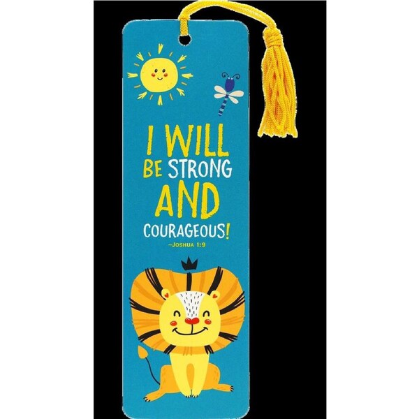 Peter Pauper Press Children's Bookmark - I Will Be Strong And Courageous, 337320