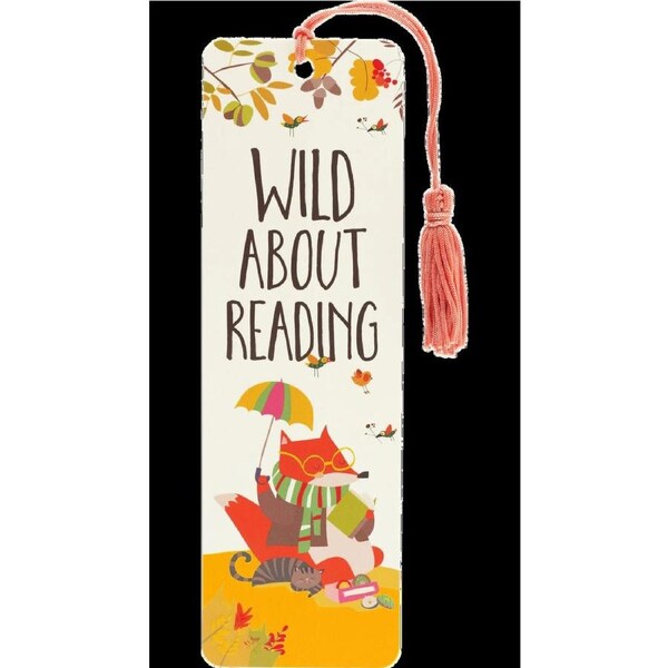 Peter Pauper Press Children's Bookmark - Wild About Reading, 334787