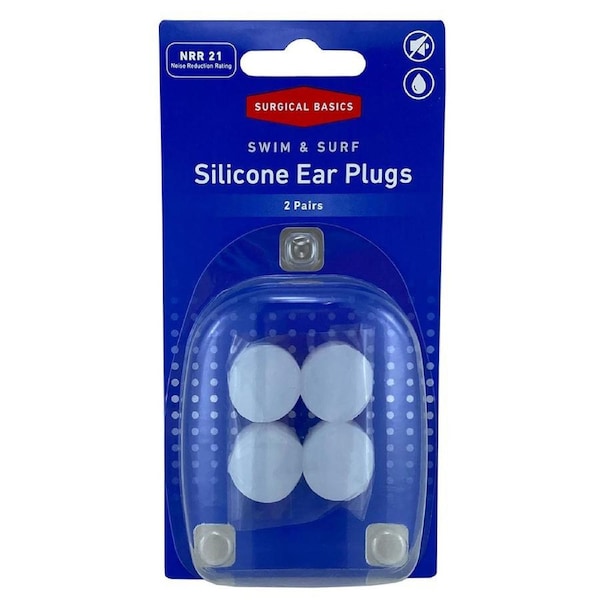 3P Surgical Basics Silicone Ear Plugs 2 Pairs with Case