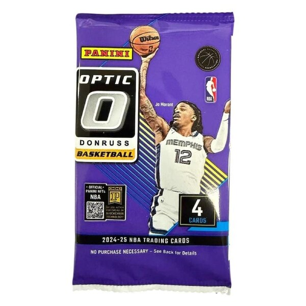 Panini 2024/2025 NBA Donruss Optic Basketball Retailer Trading Card Booster Pack