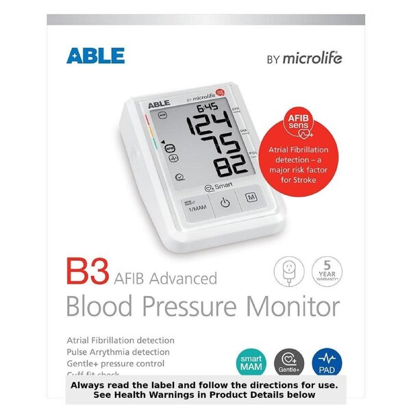 Able Microlife B3 Advanced Blood Pressure Monitor