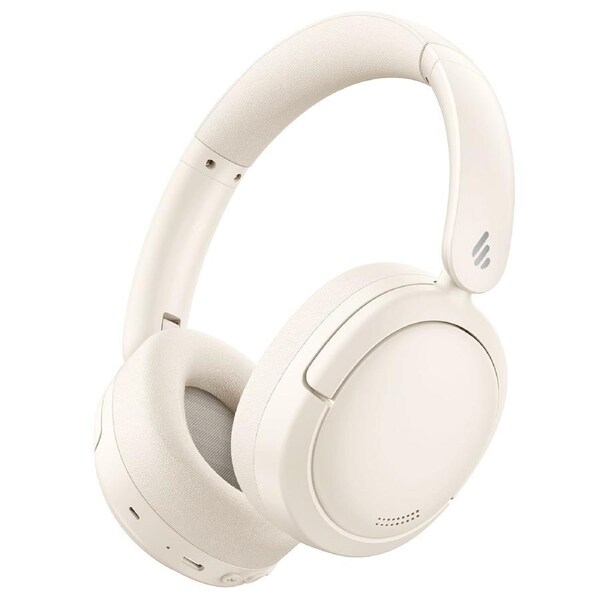 Edifier V80 Hybrid Active Noise Cancelling Headphones - Ivory