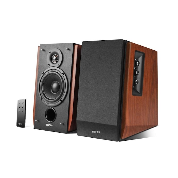 Edifier R1700BT Bluetooth Bookshelf Speakers - Powered 2.0 Active Wood Speaker