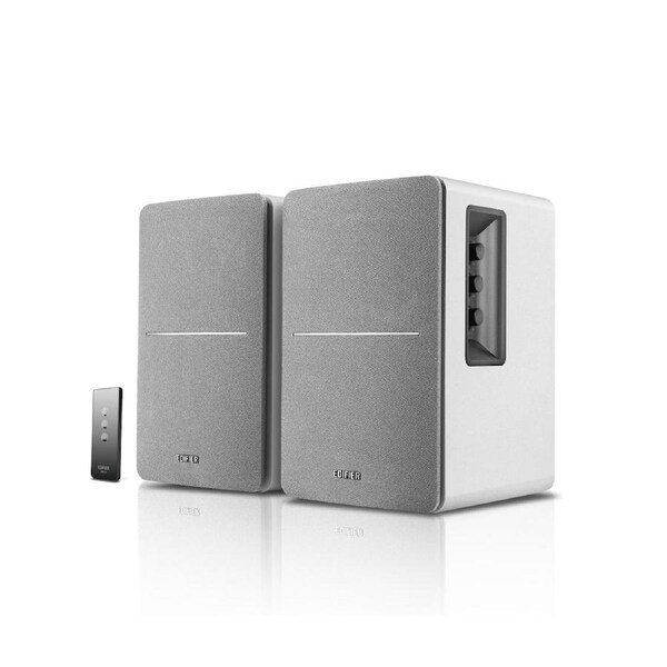 Edifier R1280T Powered Bookshelf Speakers, 2.0 Active Monitor Speaker System - Whitesilver