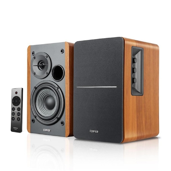 Edifier R1280DBs Active Bluetooth Bookshelf Speakers - Wood